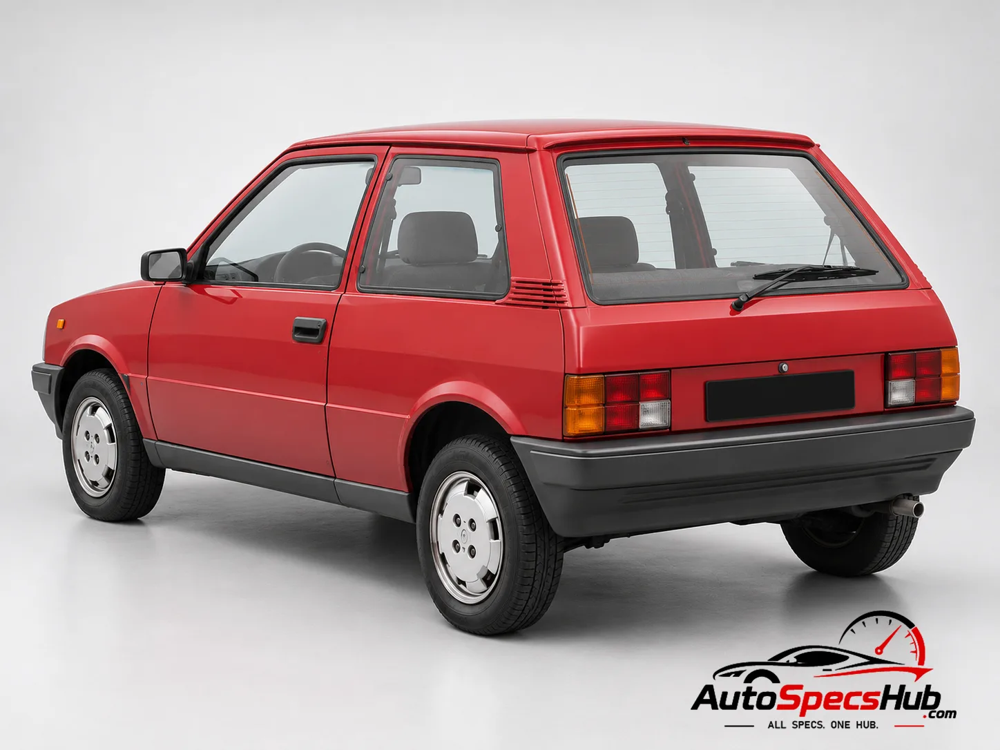 1986 Innocenti 990 SL, SE rear three-quarter view