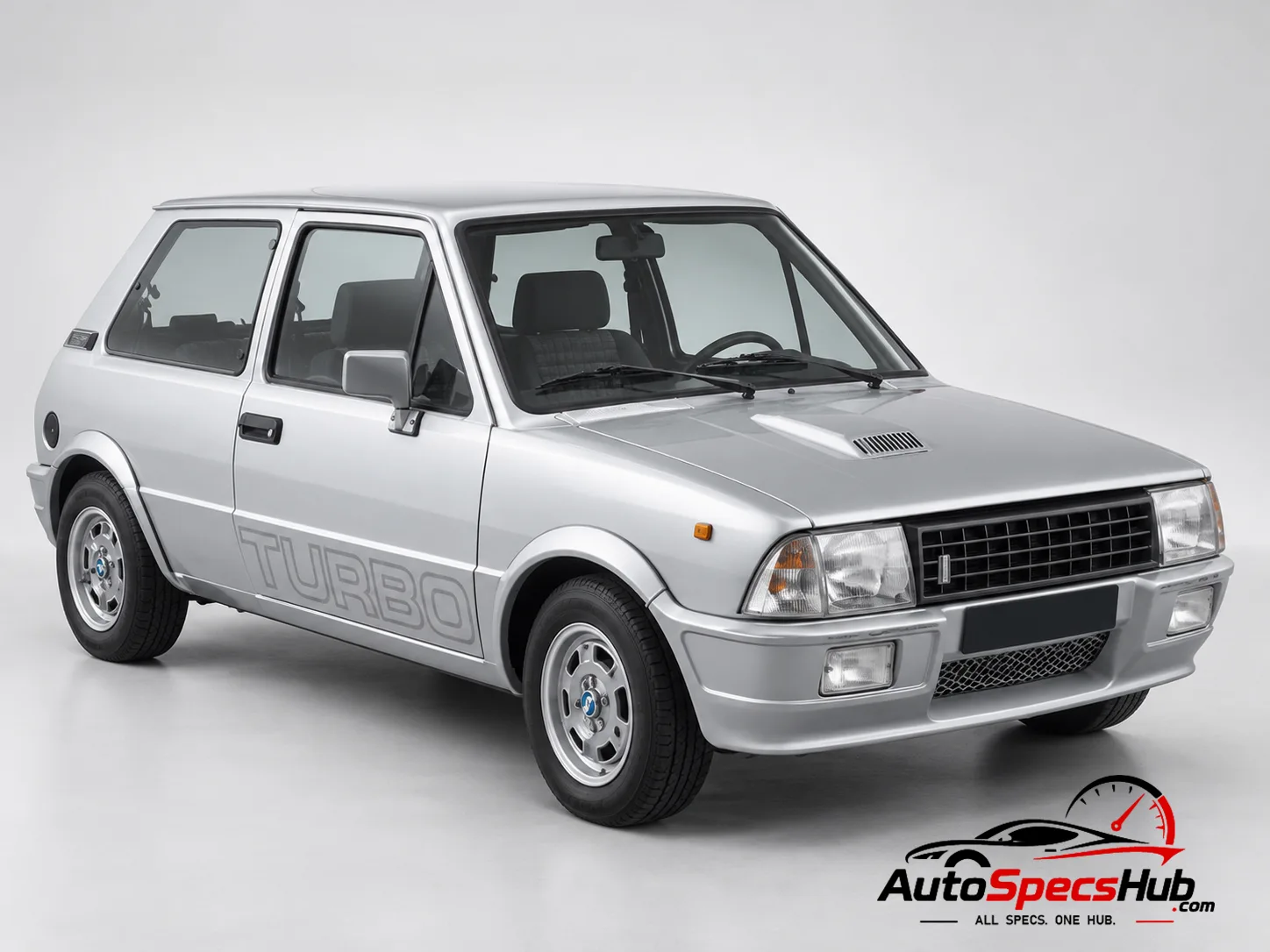 1987 Innocenti Turbo de Tomaso front three-quarter view