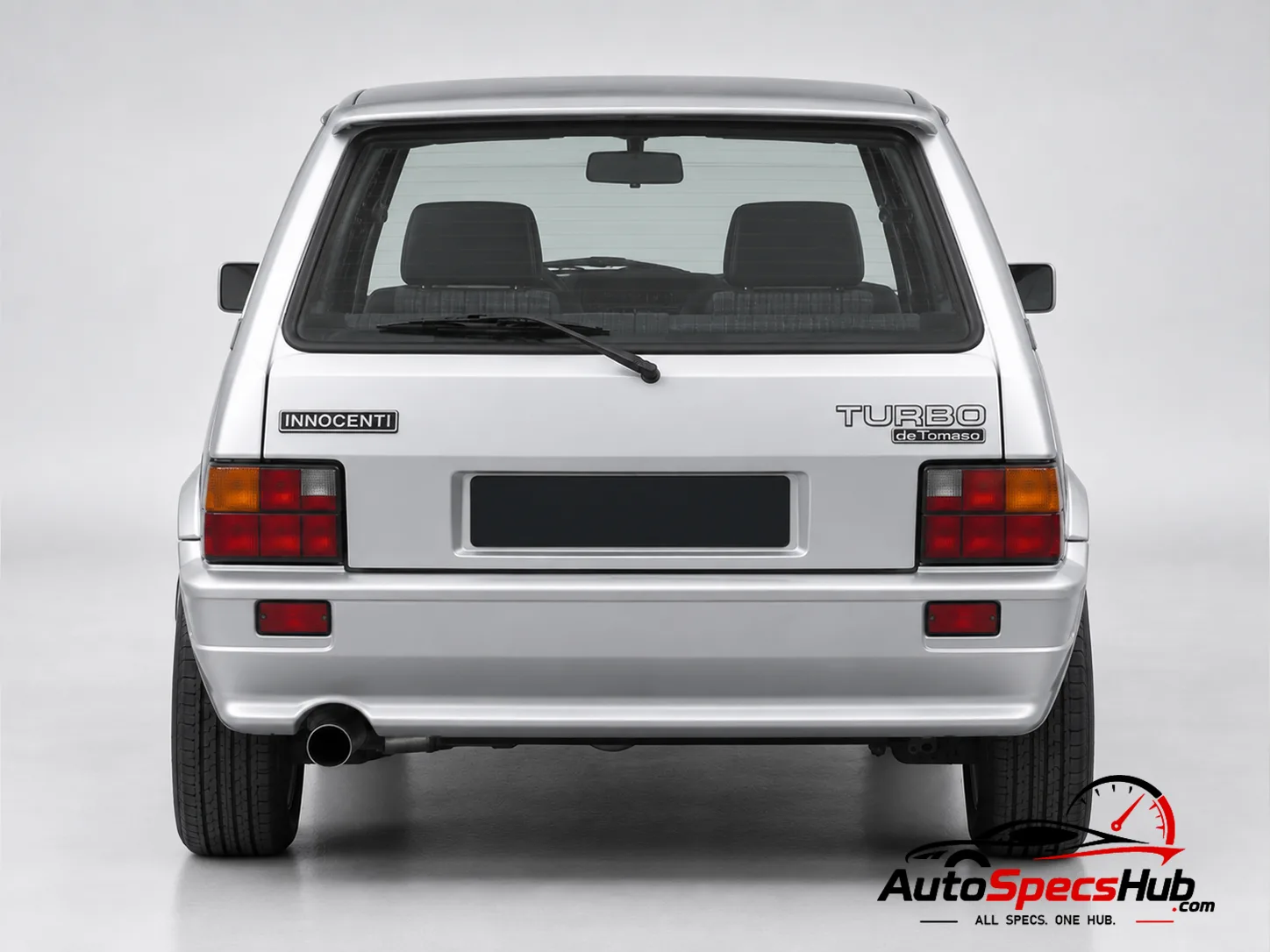 1987 Innocenti Turbo de Tomaso rear view