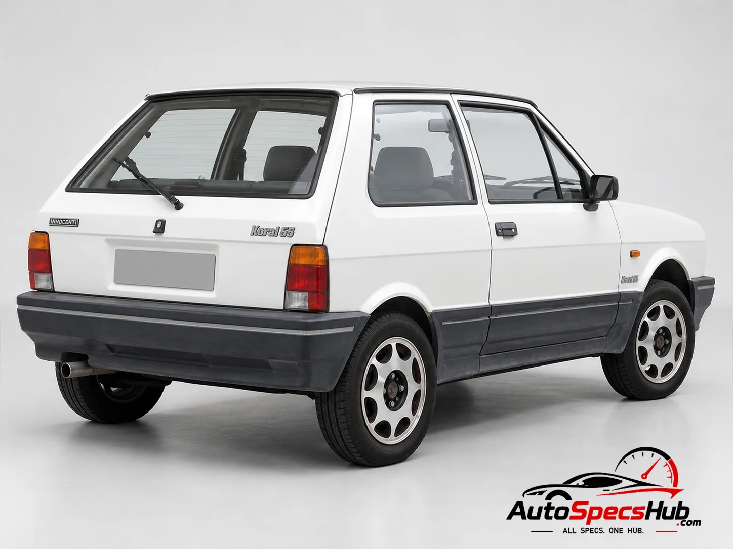 1992 Innocenti Koral 55 rear three-quarter view