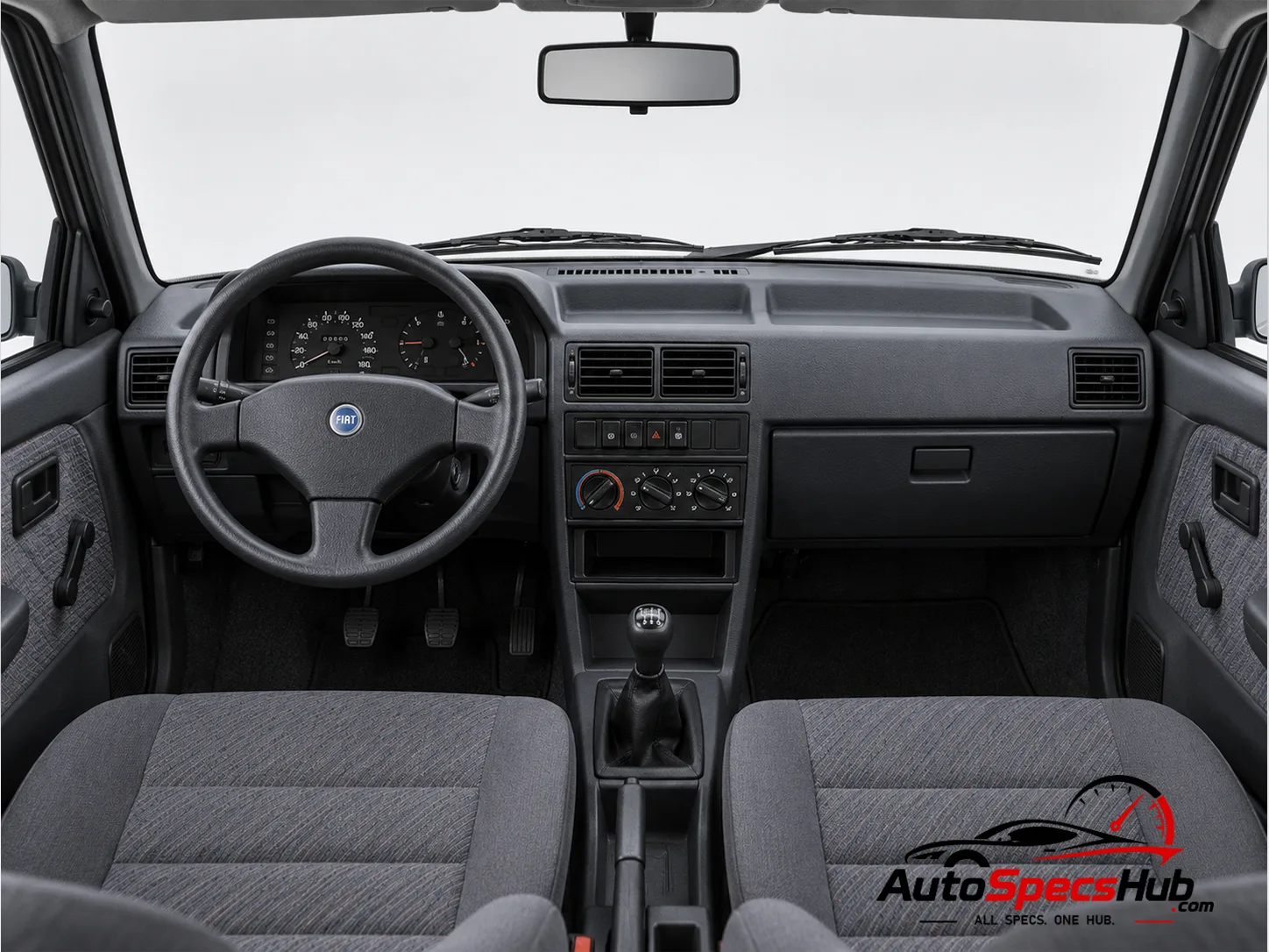 1993 Innocenti Elba 1.7 diesel Eco interior dashboard and front cabin