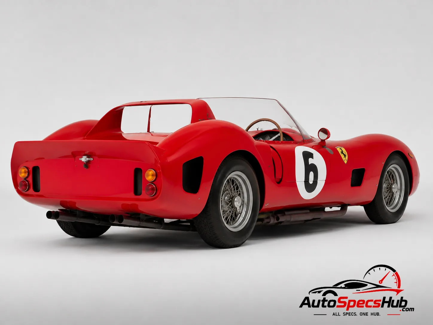 1962 Ferrari 330 TR rear three-quarter view