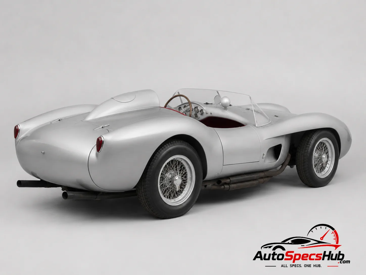 1957 Ferrari 250 Testa Rossa rear three-quarter view