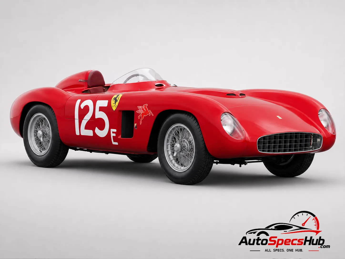 1956 Ferrari 500 TR front three-quarter view