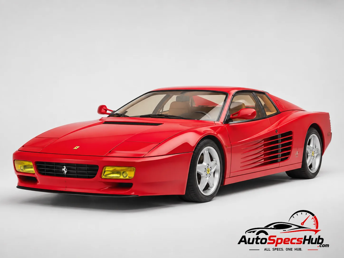 1991 Ferrari 512 TR front three-quarter view