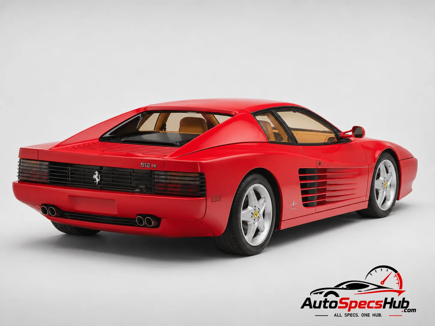 1984 Ferrari Testarossa rear three-quarter view