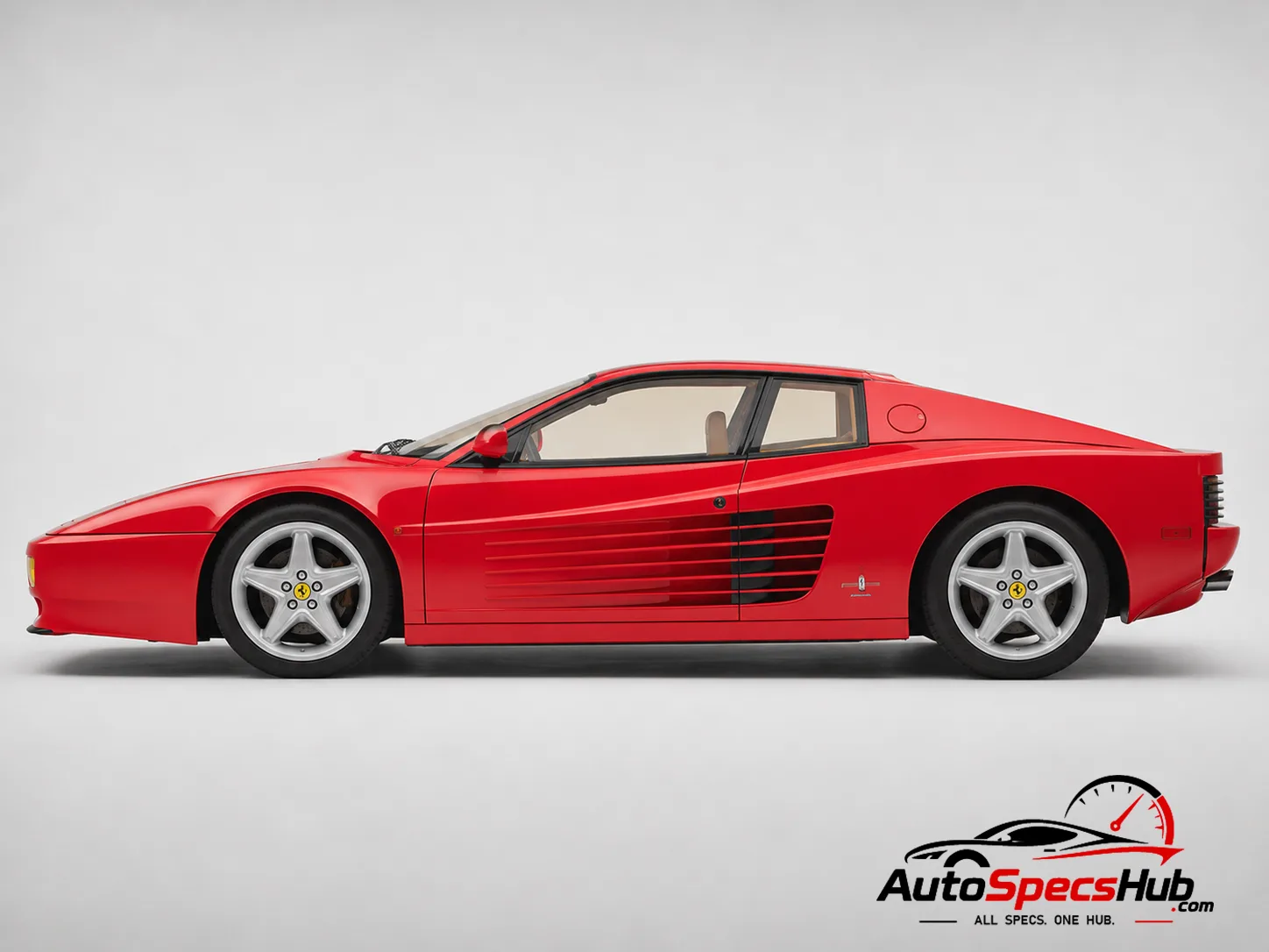 1984 Ferrari Testarossa side profile