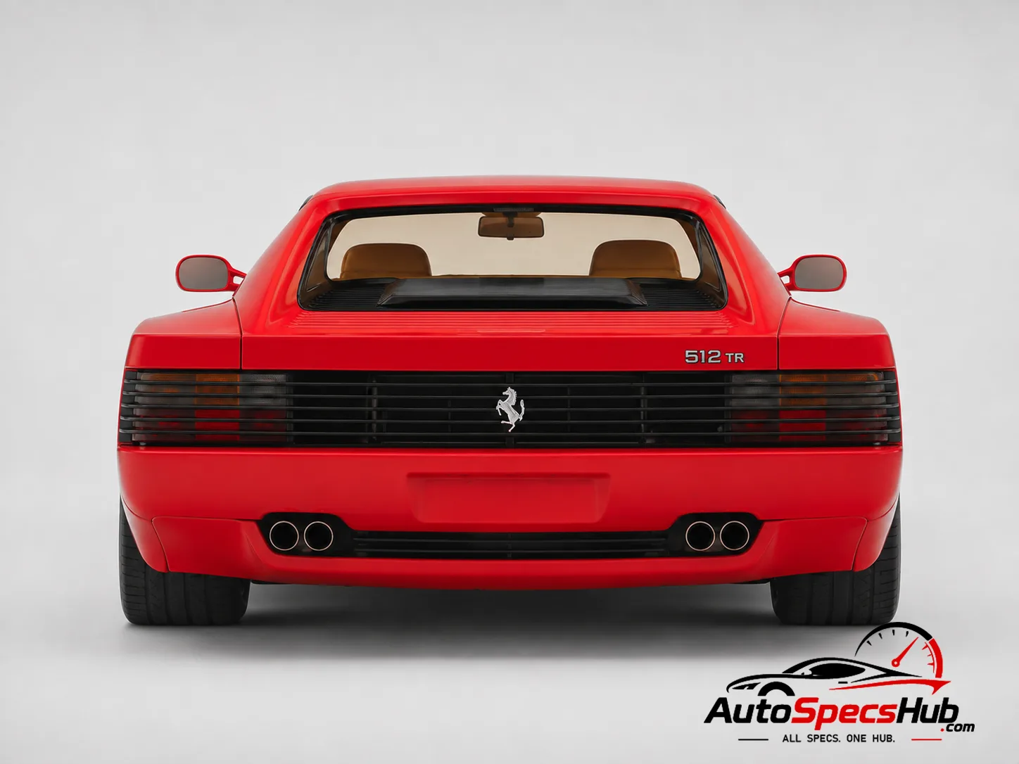 1984 Ferrari Testarossa rear view