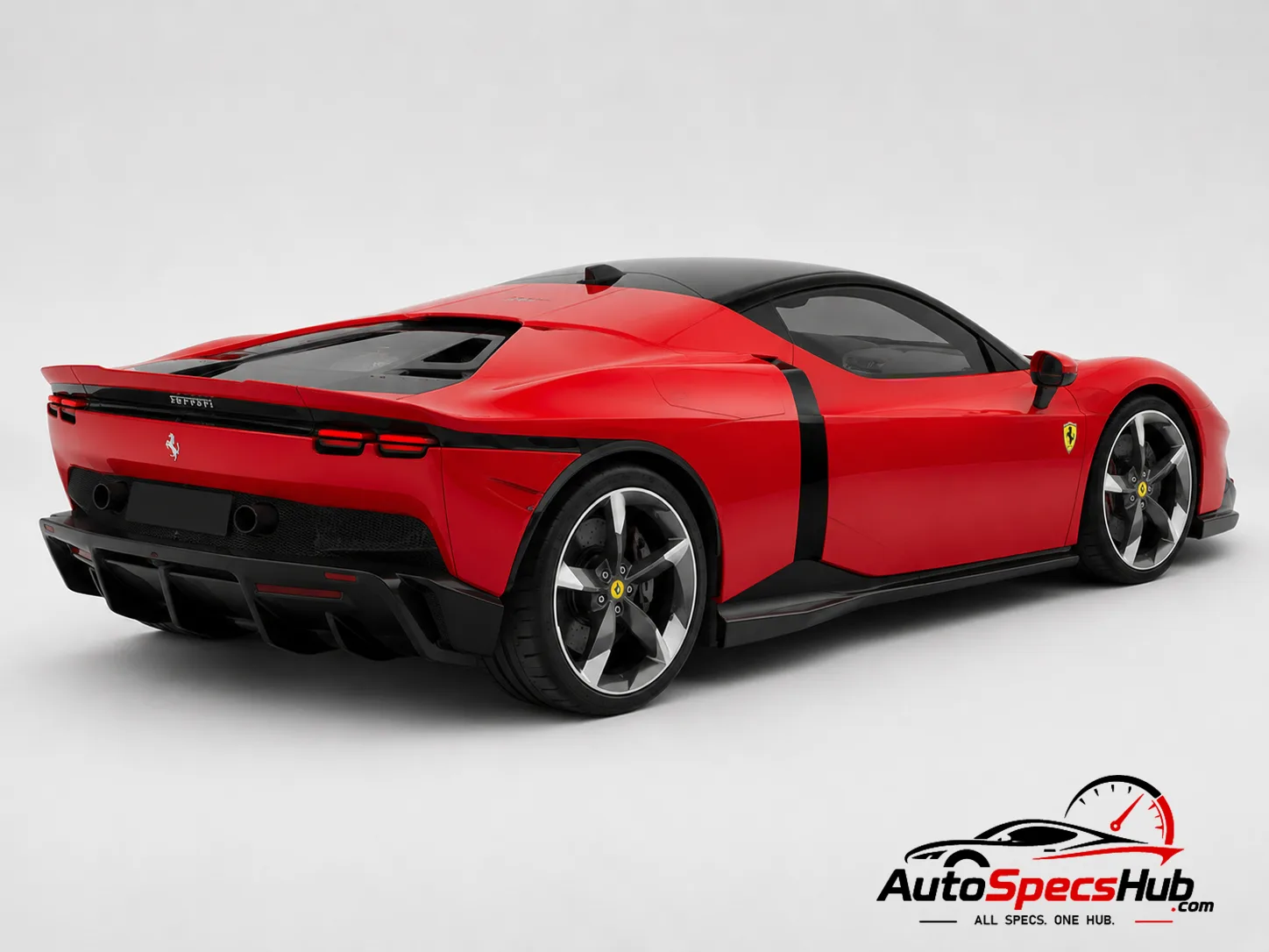 2026 Ferrari 849 Testarossa rear three-quarter view
