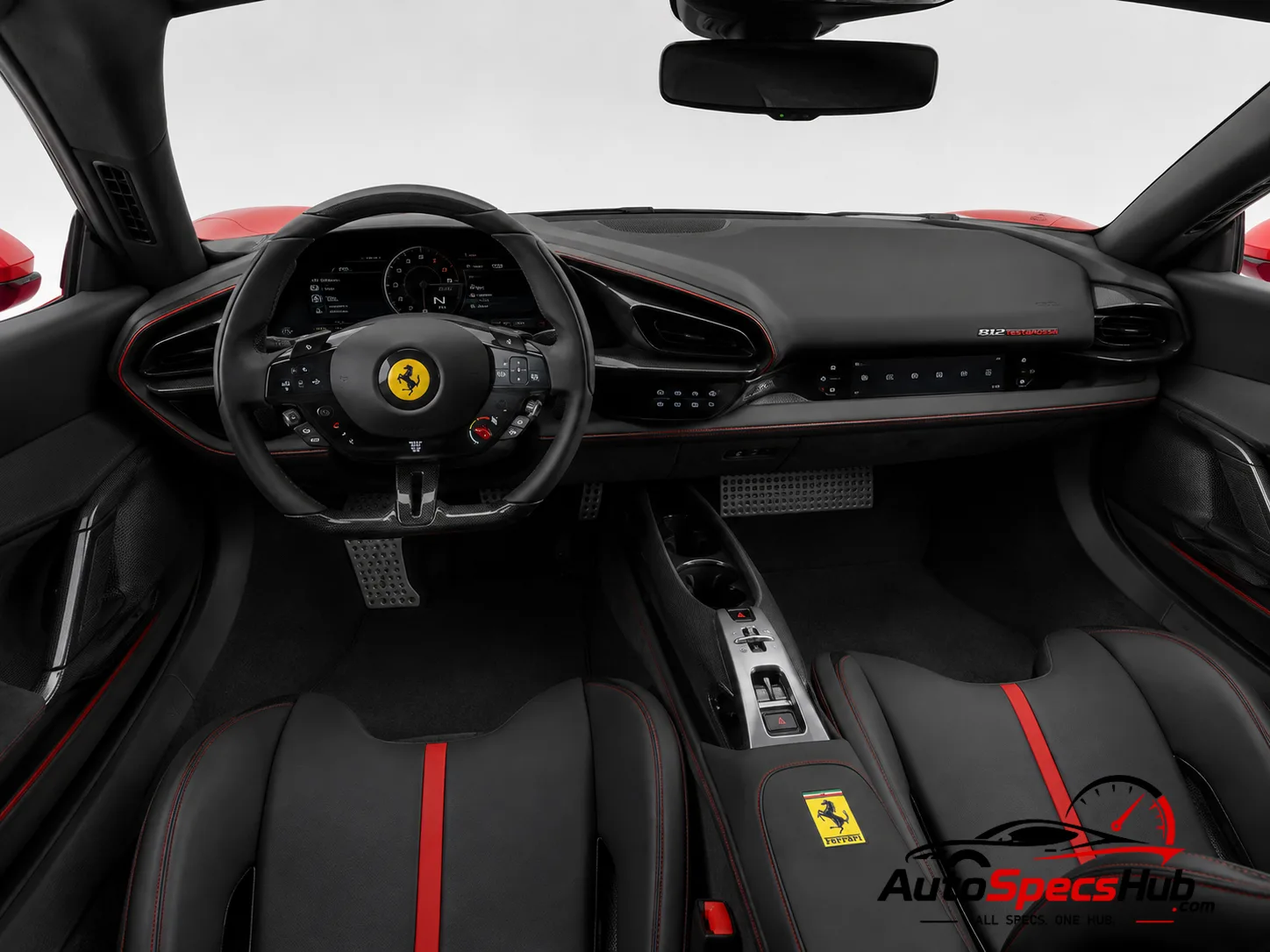 2026 Ferrari 849 Testarossa interior cockpit and seats