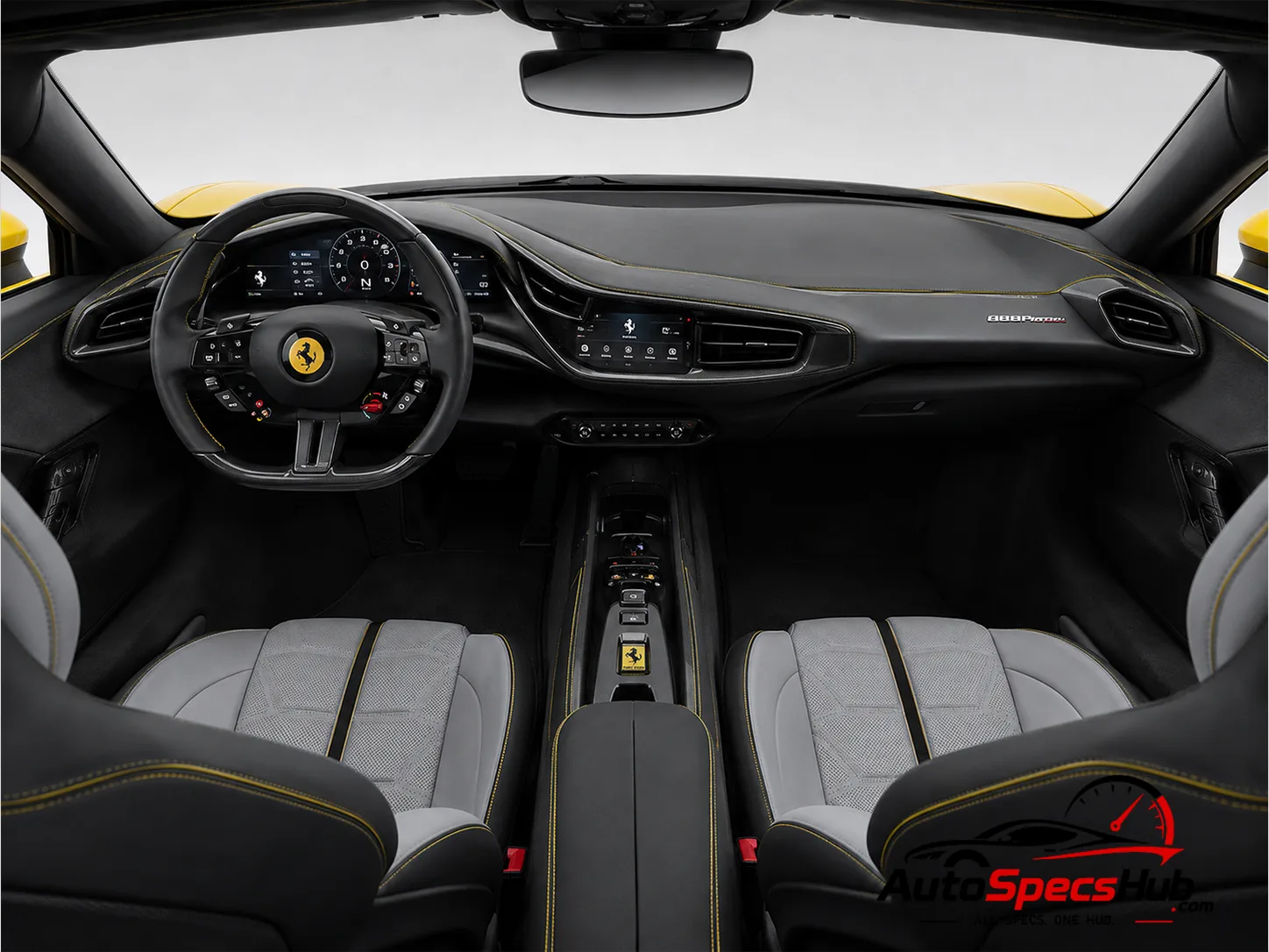 2026 Ferrari 849 Testarossa Spider interior cockpit and seats
