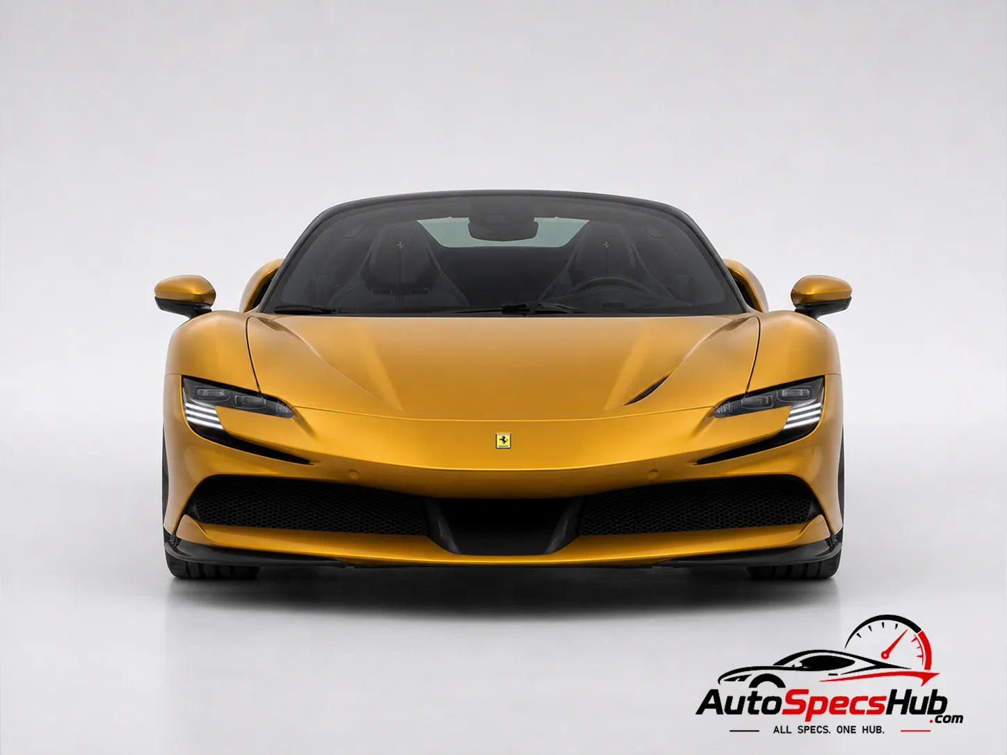 2020 Ferrari SF90 Spider front view