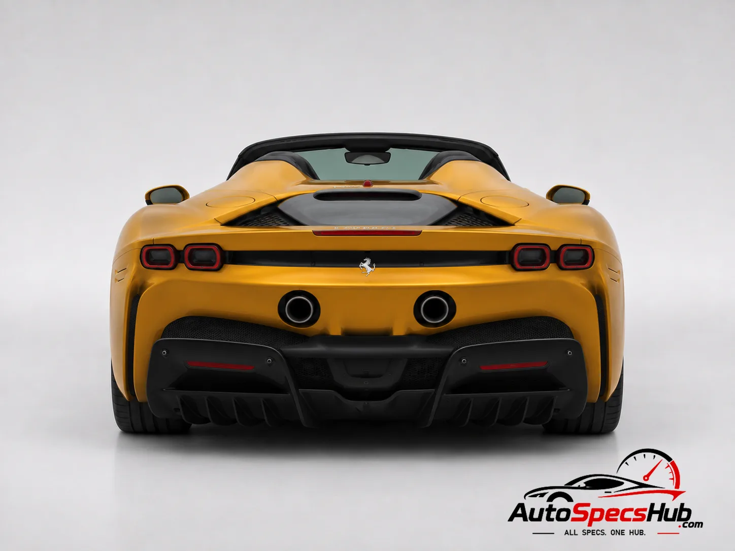2020 Ferrari SF90 Spider rear view