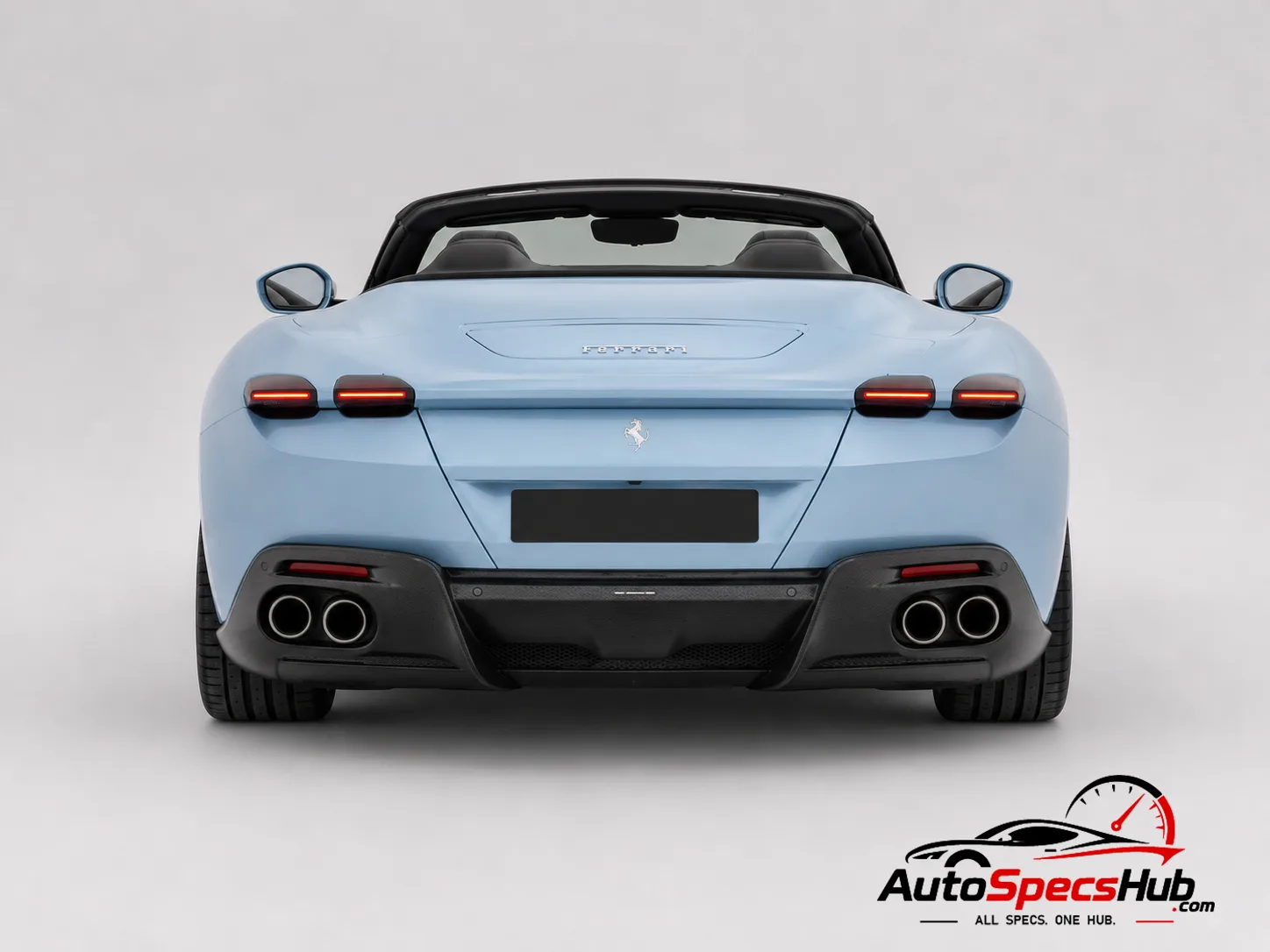 2023 Ferrari Roma Spider rear view