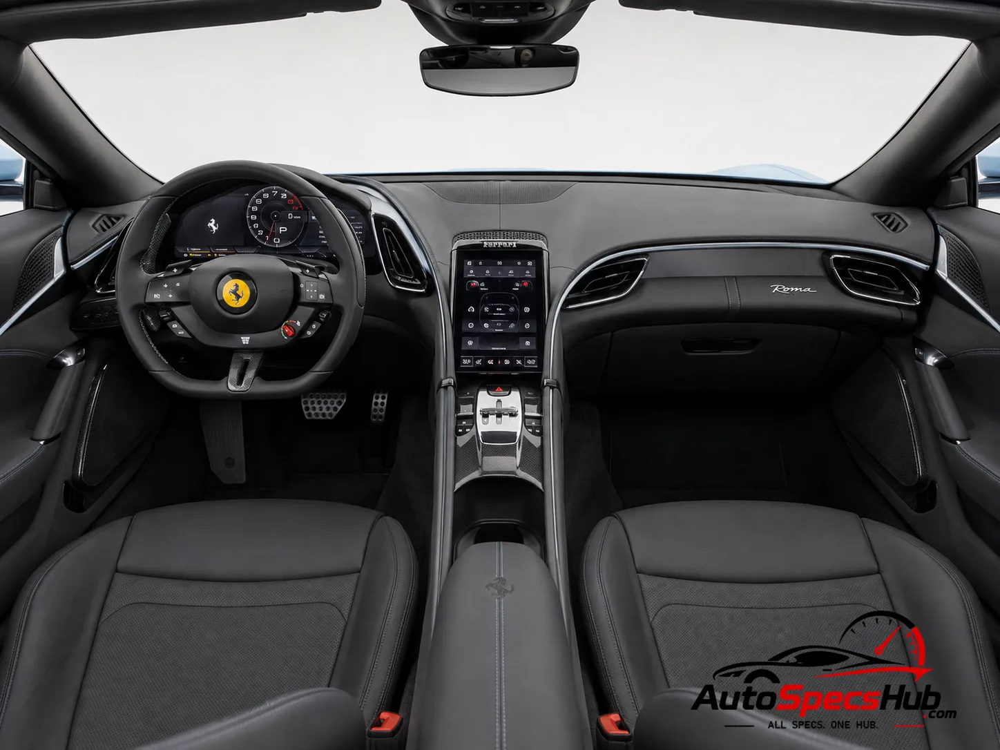 2023 Ferrari Roma Spider interior cockpit and seats