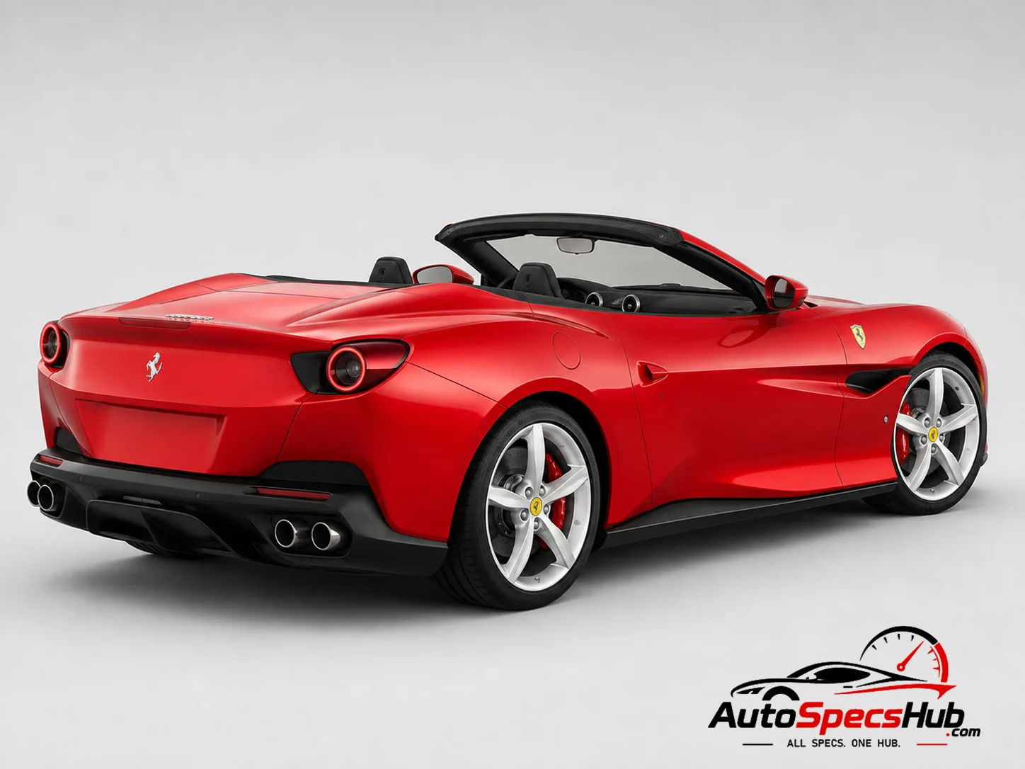 2018 Ferrari Portofino rear three-quarter view