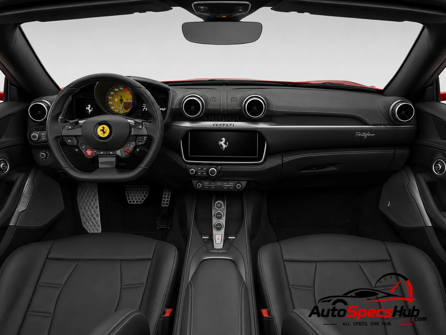 2018 Ferrari Portofino interior cockpit and seats