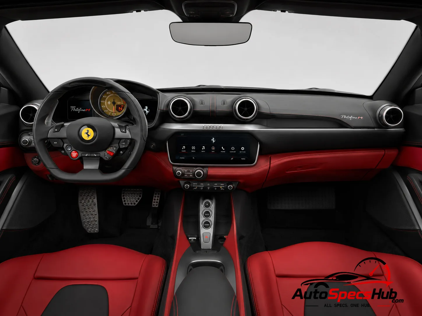 2021 Ferrari Portofino M interior cockpit and seats