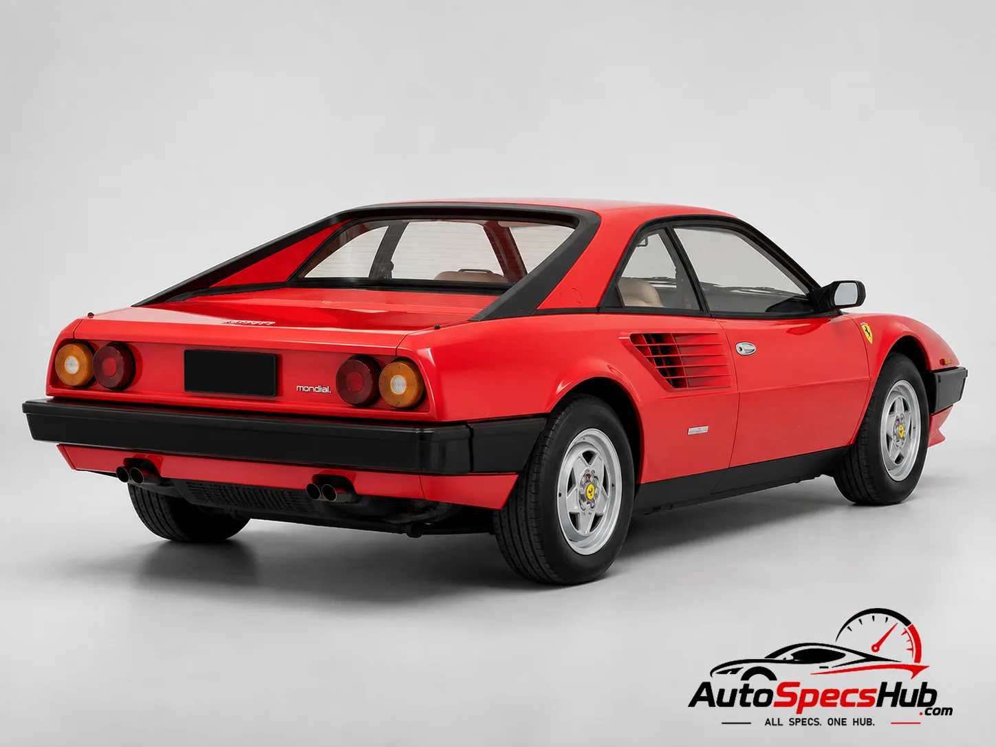 1980 Ferrari Mondial 8 rear three-quarter view
