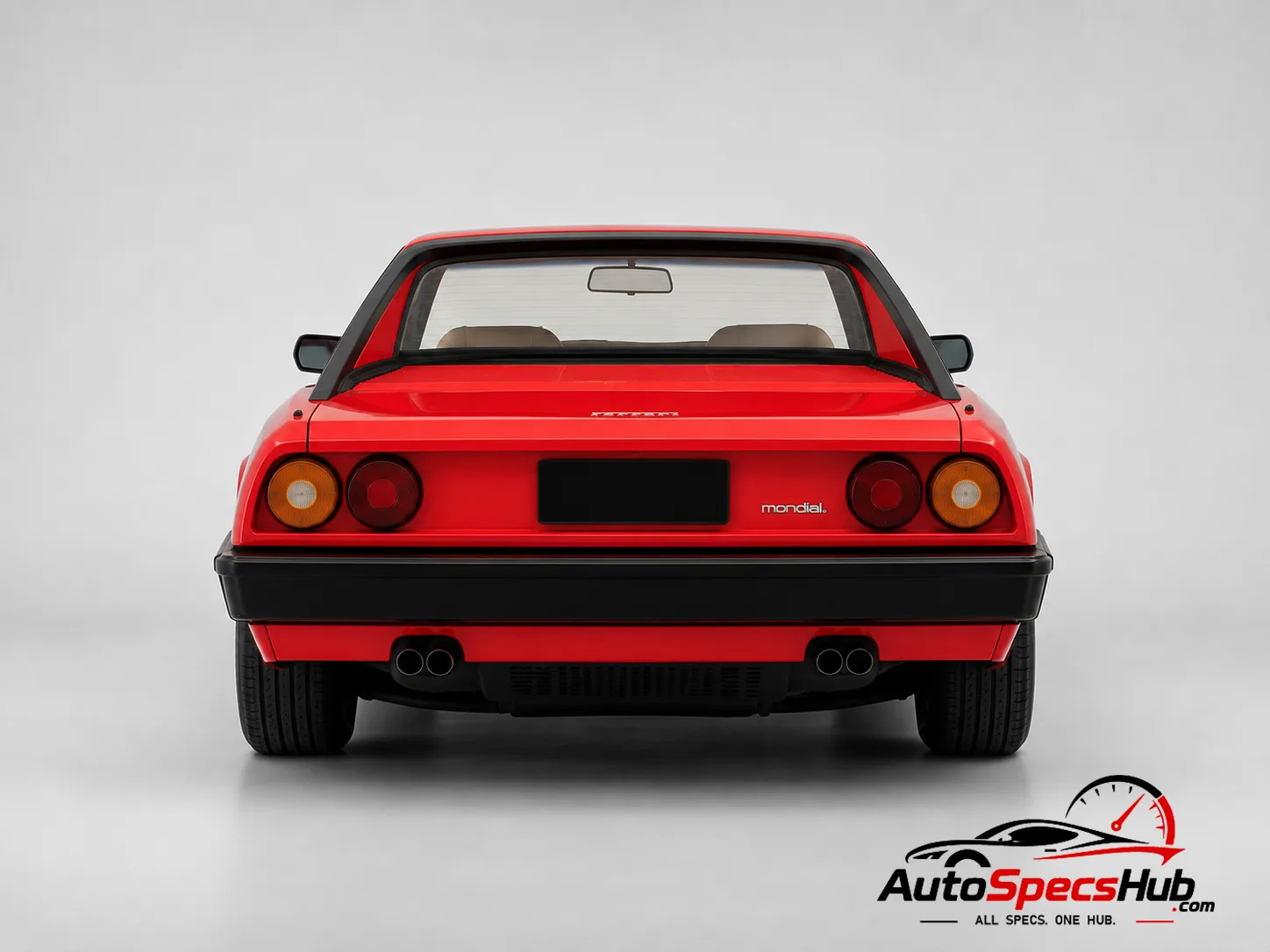 1980 Ferrari Mondial 8 rear view