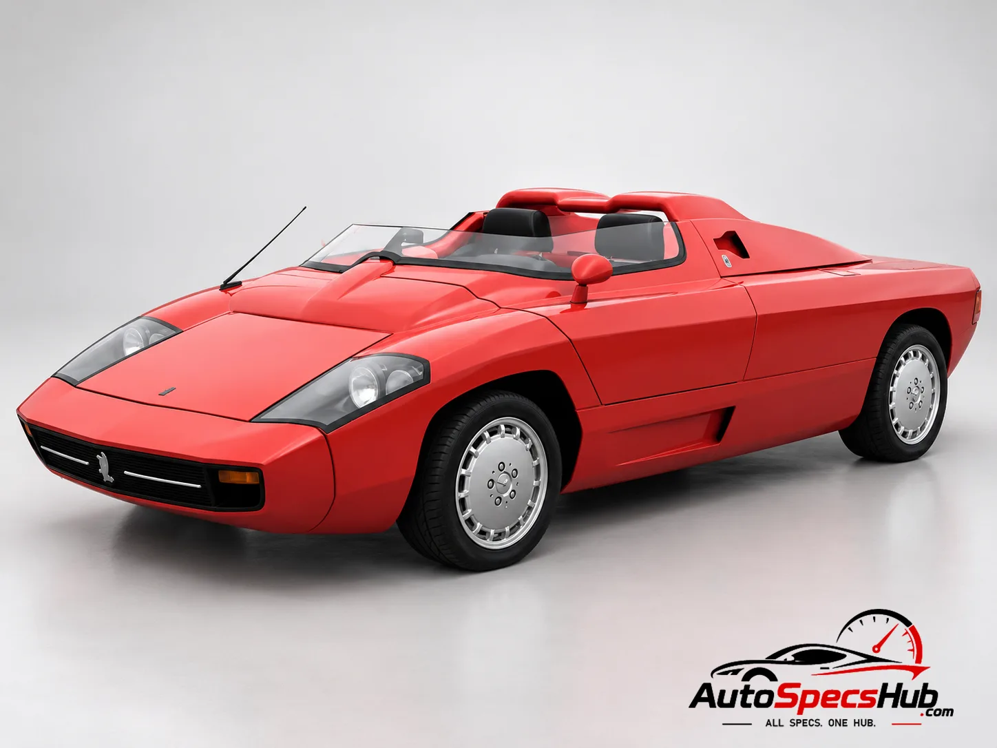 1991 Isdera Spyder 036i front three-quarter view