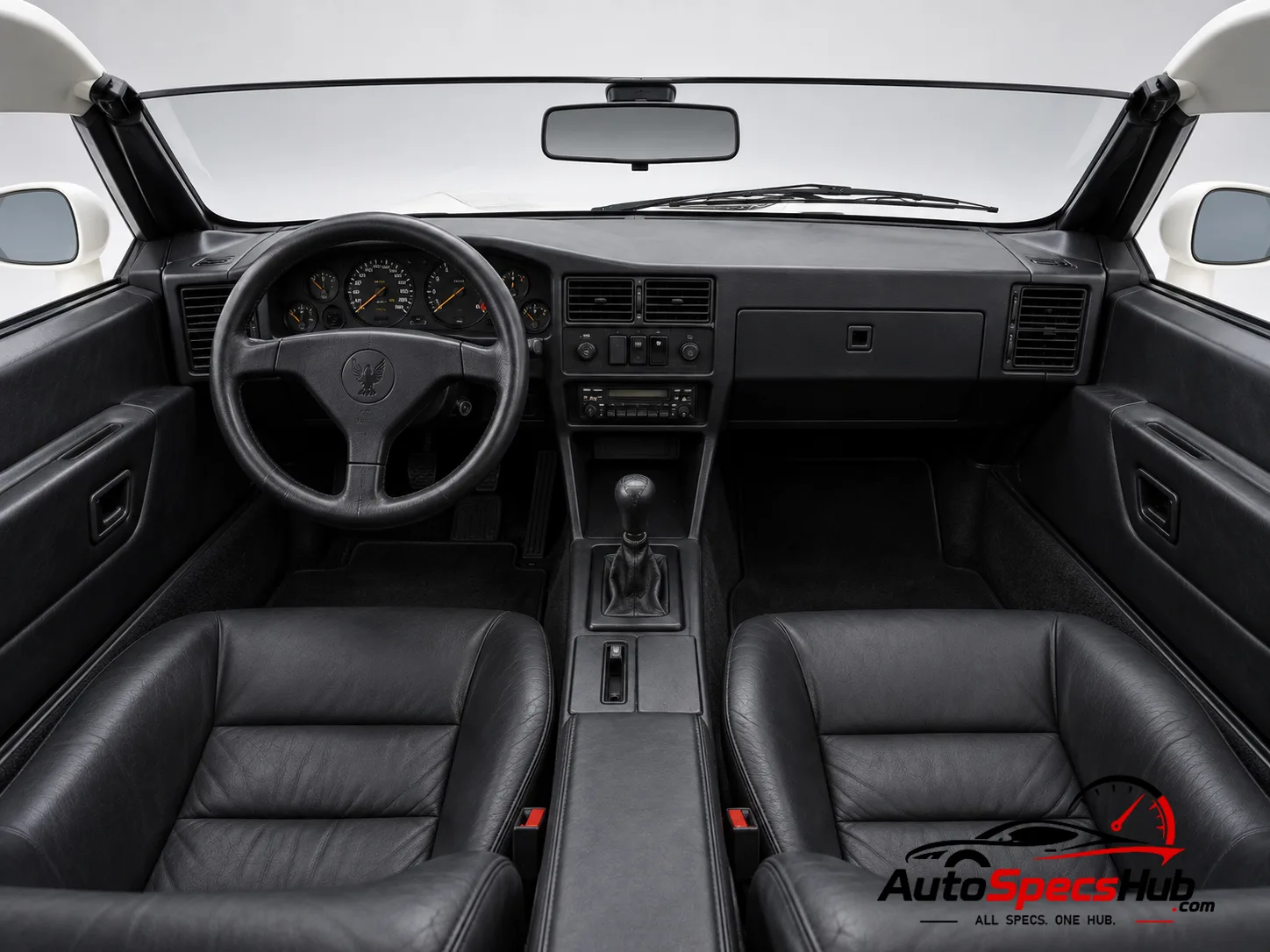 1988 Isdera Spyder 036i interior cockpit and seats