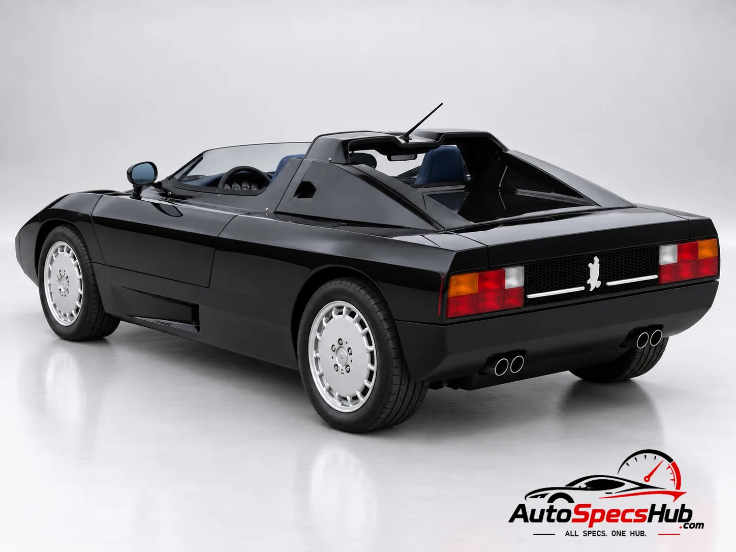 1984 Isdera Imperator 108i rear three-quarter view