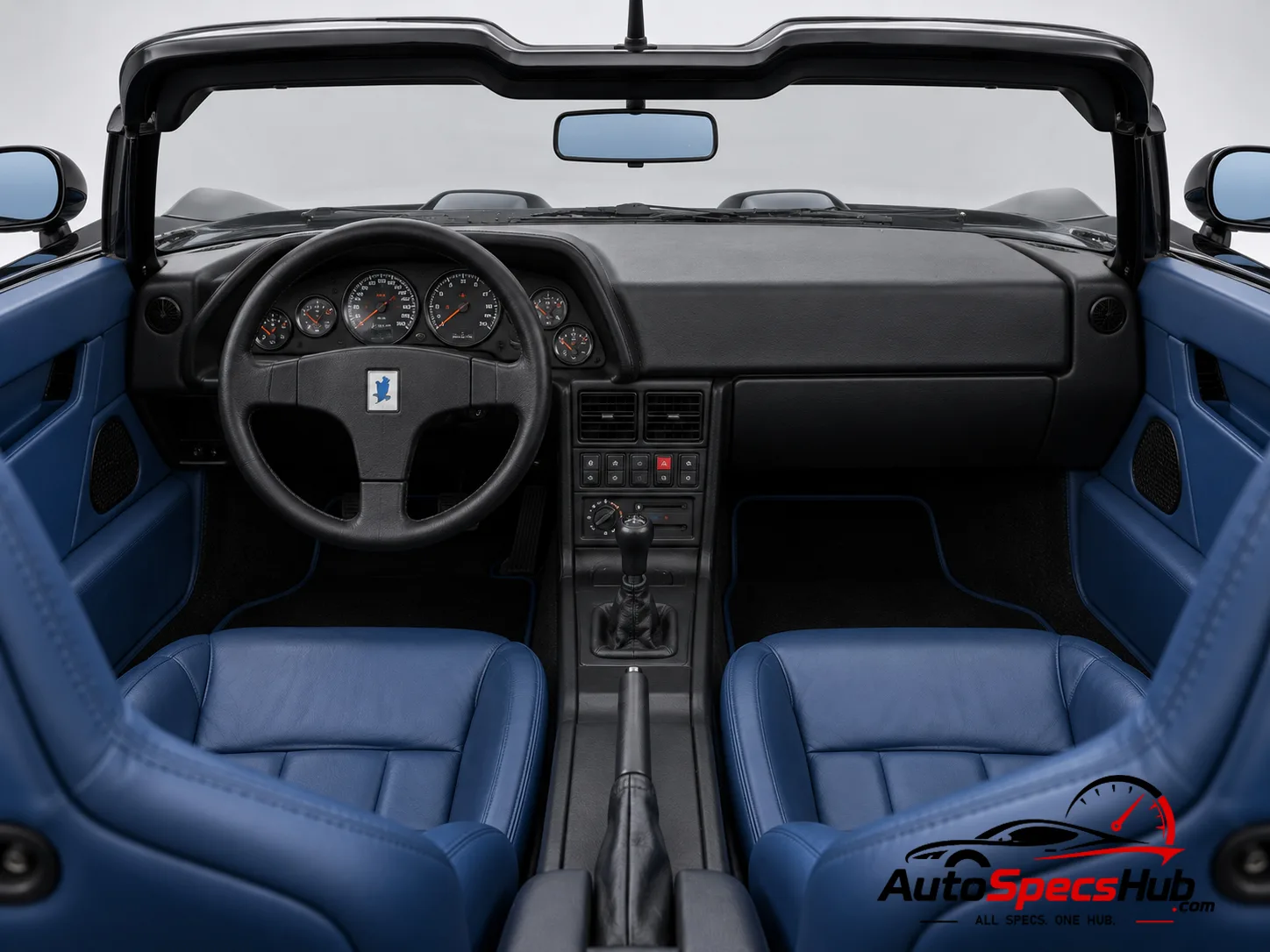 1984 Isdera Imperator 108i interior cockpit and seats