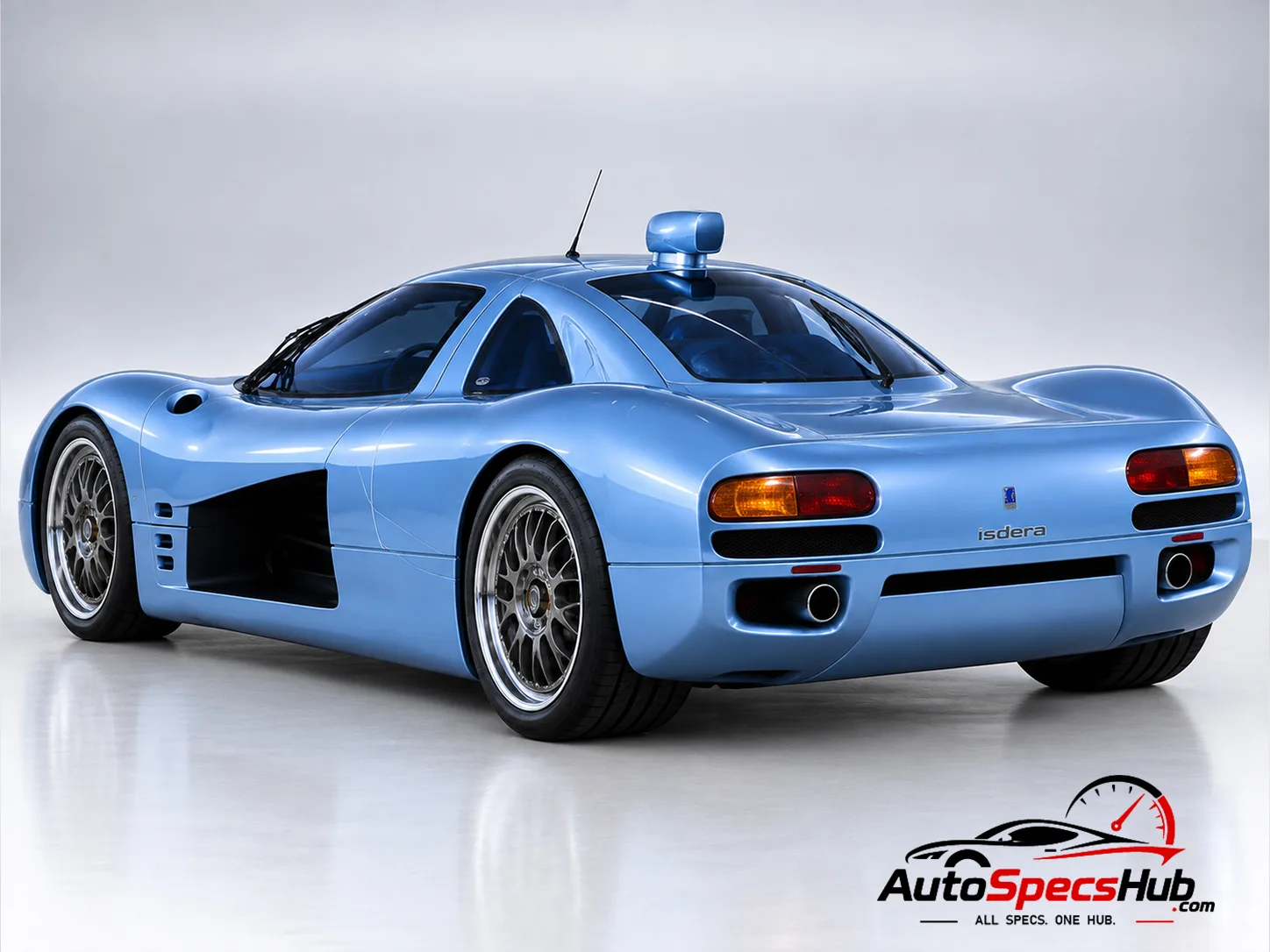 1993 Isdera Commendatore 112i rear three-quarter view