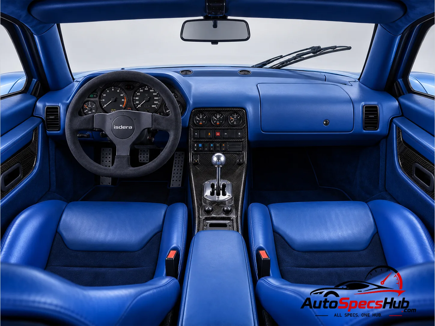 1993 Isdera Commendatore 112i interior cockpit and seats