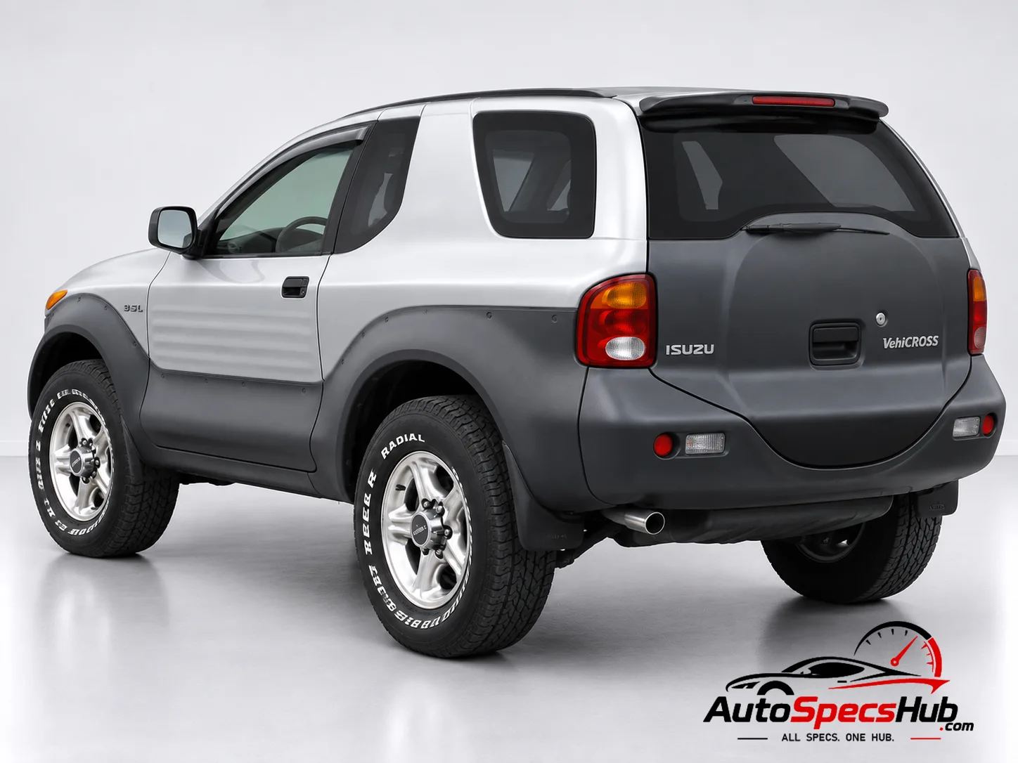 1999 Isuzu VehiCROSS 3.5 rear three-quarter view