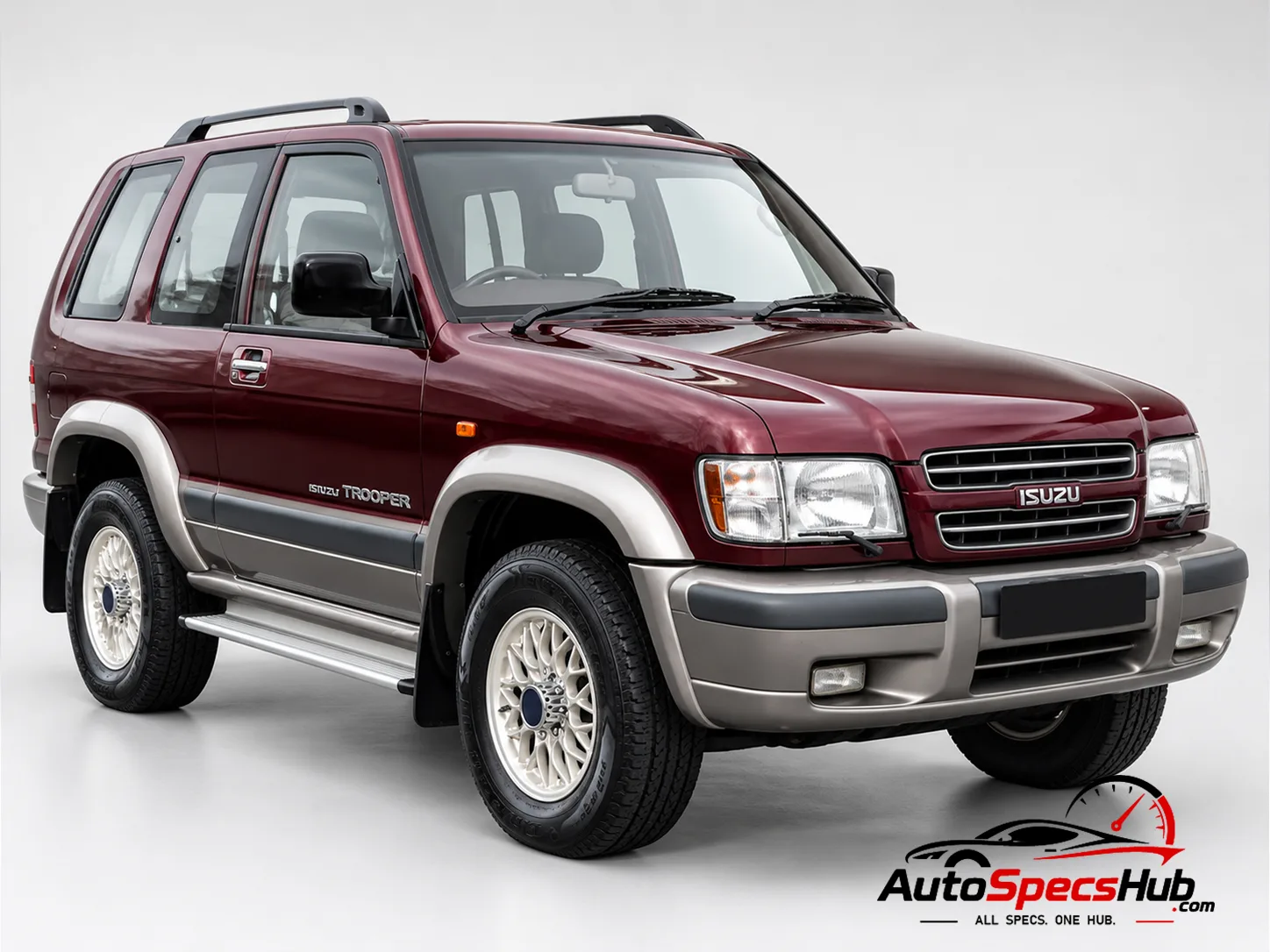 2000 Isuzu Trooper 3.5 V6 front three-quarter view