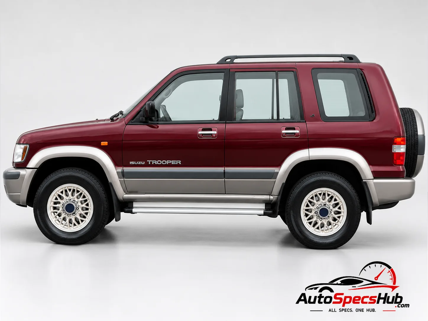2000 Isuzu Trooper 3.5 V6 side profile
