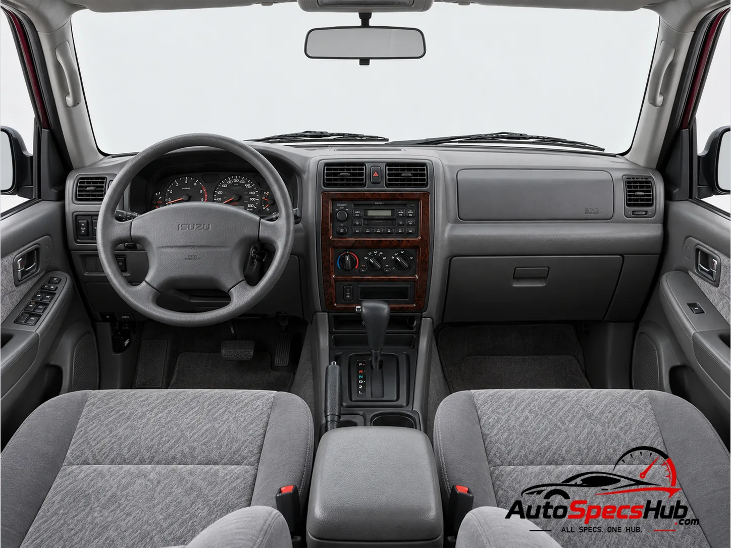 2000 Isuzu Trooper 3.5 V6 interior dashboard and front cabin