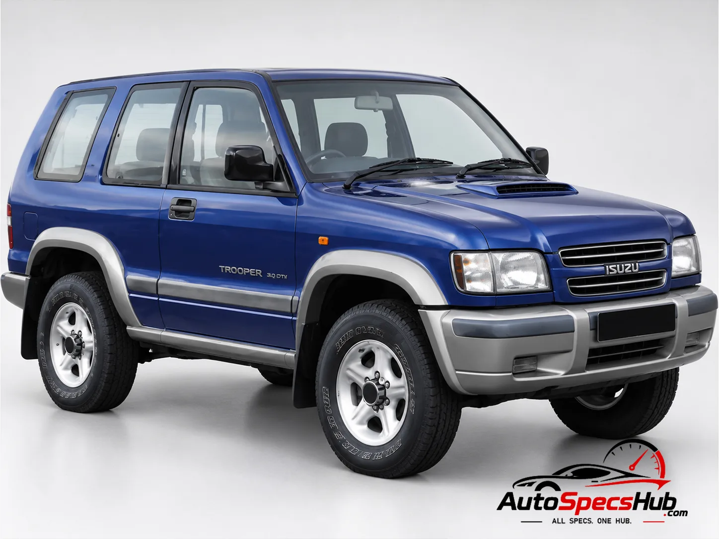 2000 Isuzu Trooper 3.0 DTI front three-quarter view