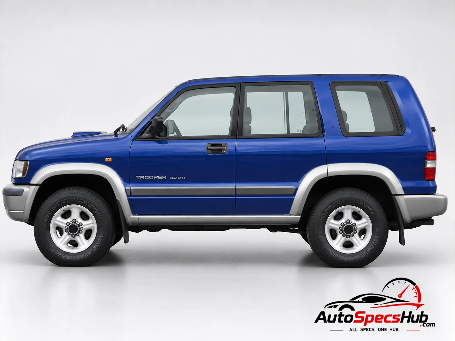 2000 Isuzu Trooper 3.0 DTI side profile