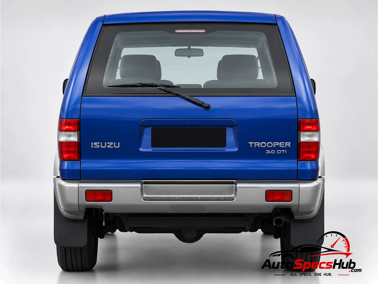 2000 Isuzu Trooper 3.0 DTI rear view