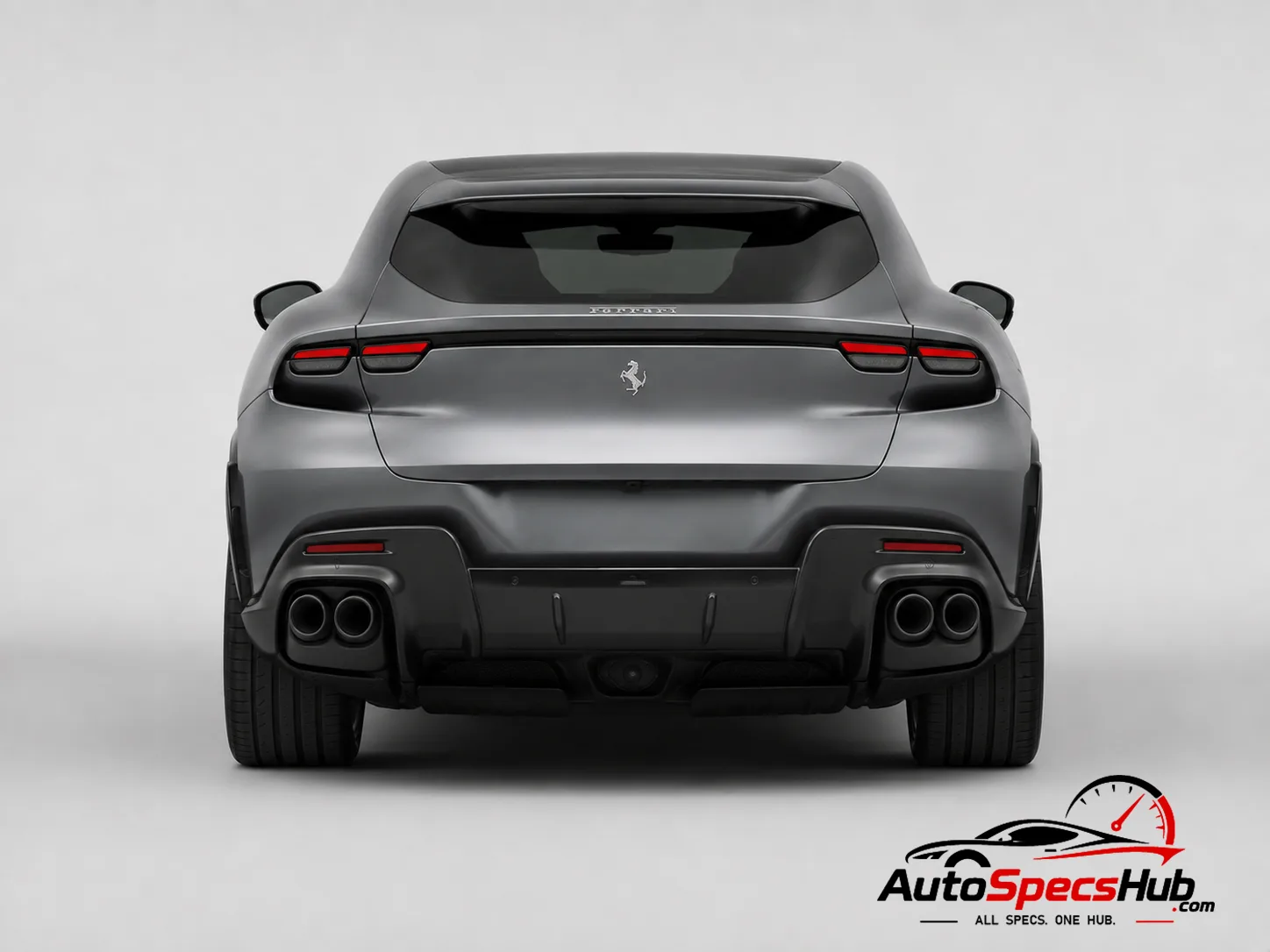 2022 Ferrari Purosangue rear view