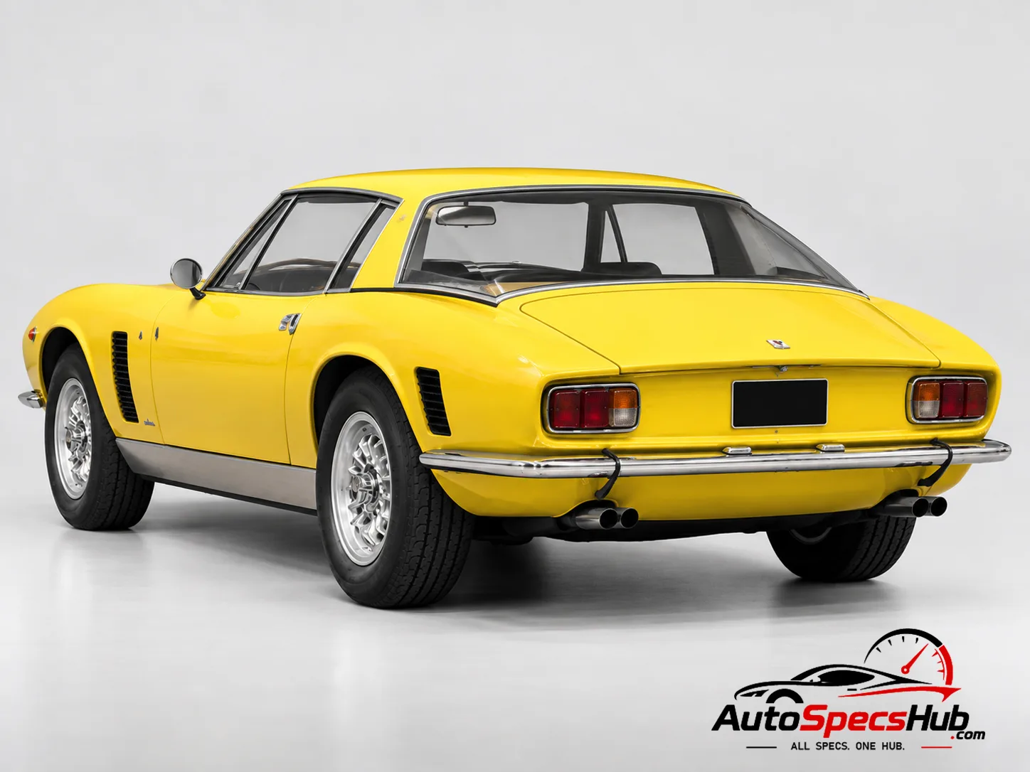 1968 Iso Grifo 7 Litri rear three-quarter view