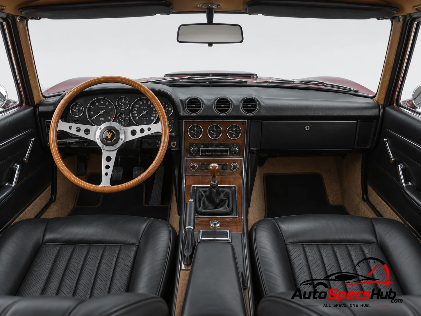 1970 Iso Grifo IR-9 (Can-Am) interior cockpit and seats