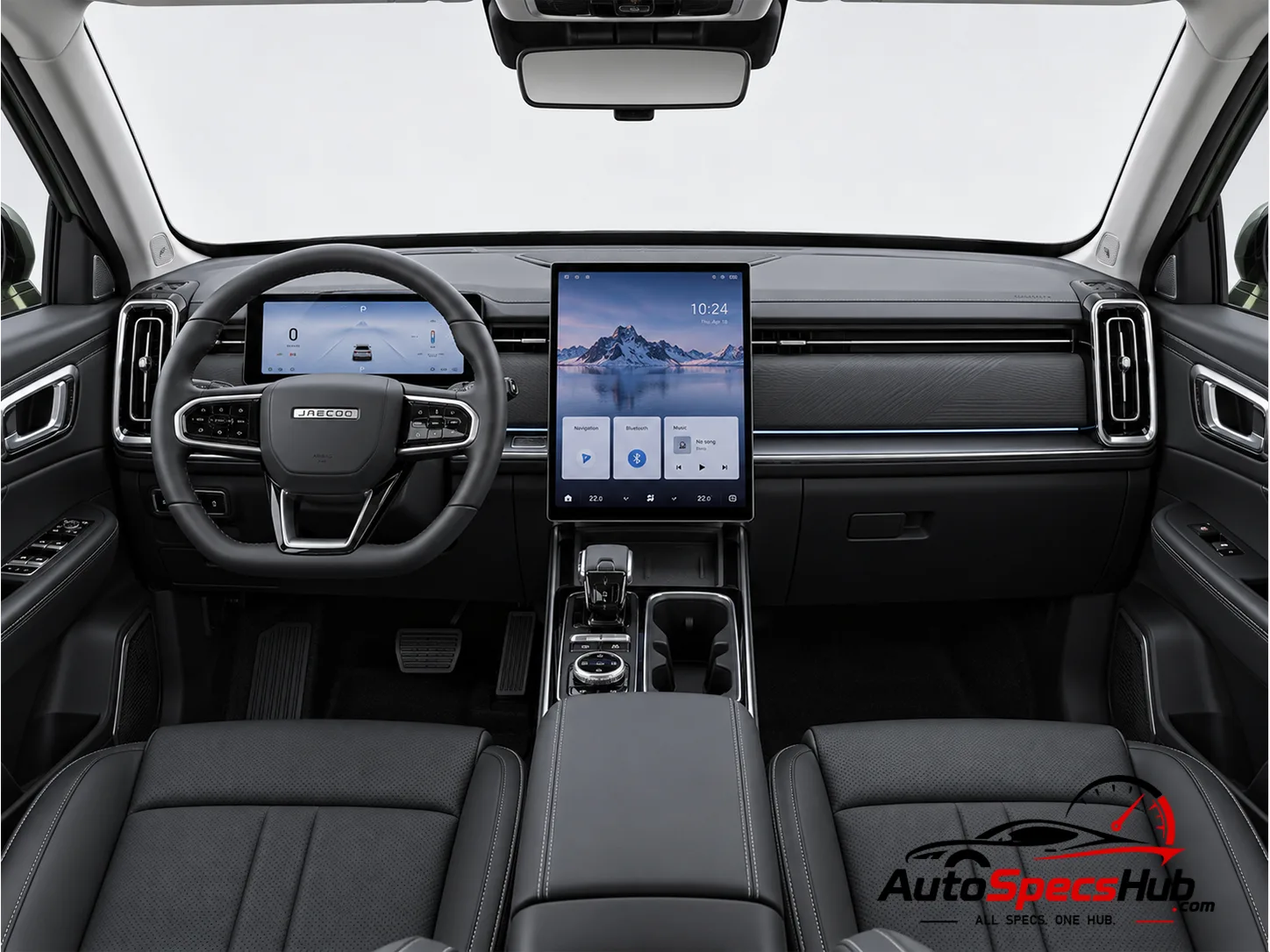 2024 JAECOO J7 SHS interior dashboard and front cabin