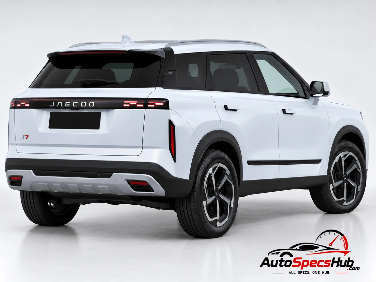 2024 JAECOO J7 1.6T rear three-quarter view