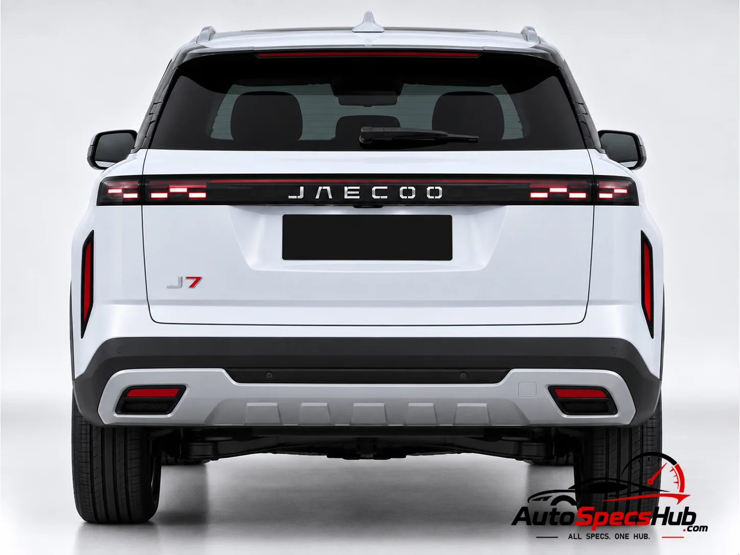 2024 JAECOO J7 1.6T rear view