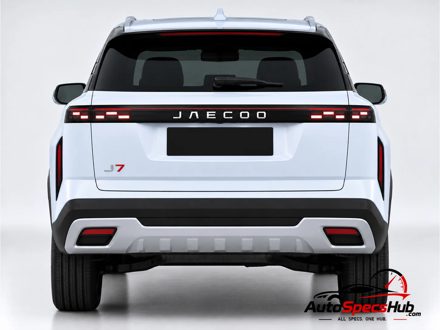 2024 JAECOO J7 1.6T AWD rear view