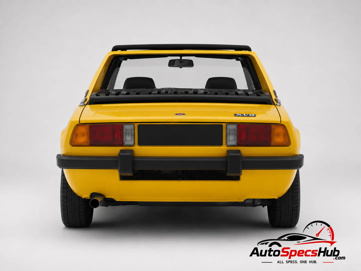 1972 Fiat Bertone X 1/9 rear view