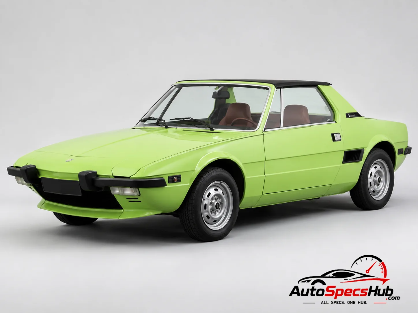 1972 Fiat Bertone X 1/9 Injection front three-quarter view