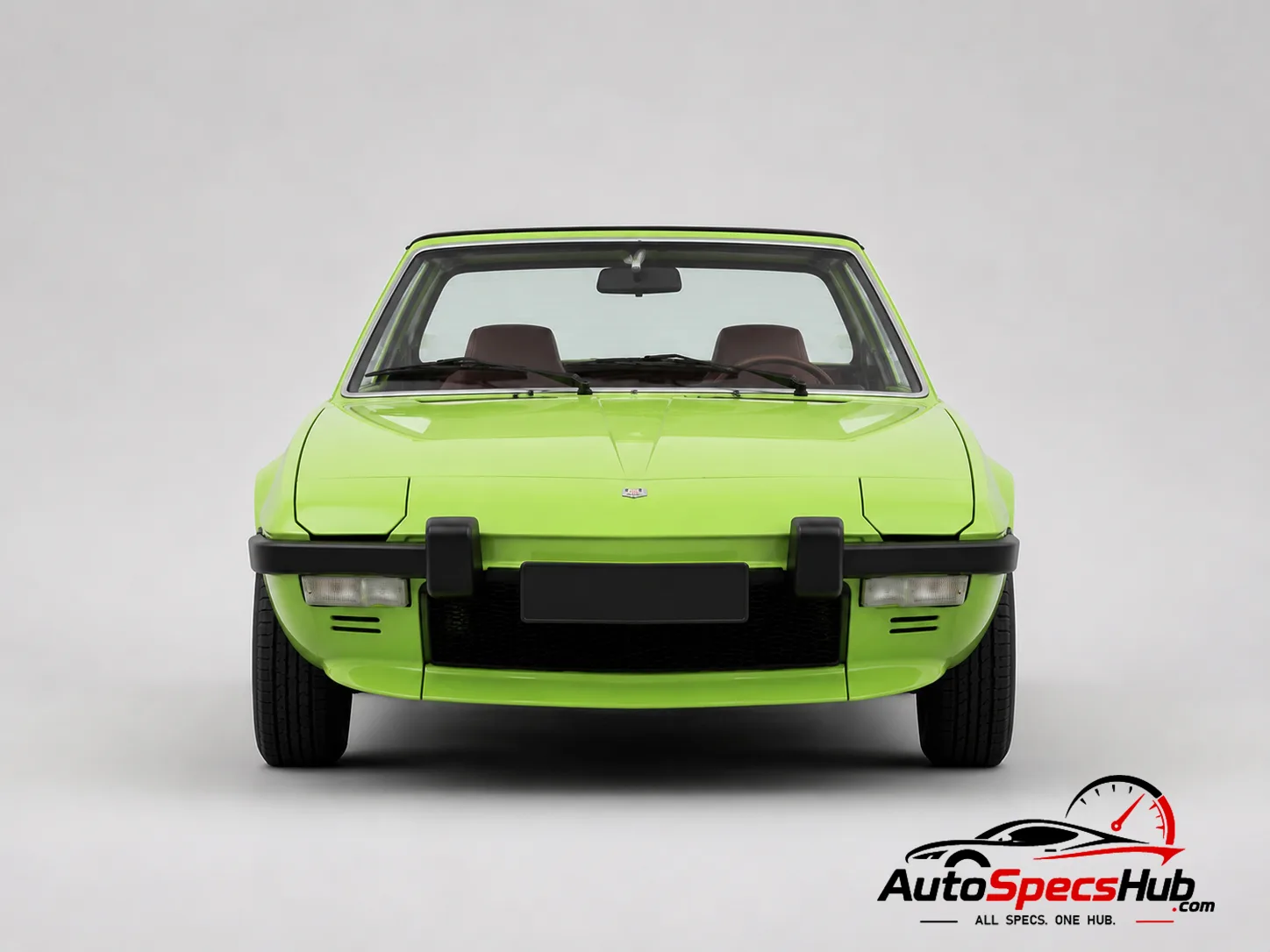 1972 Fiat Bertone X 1/9 Injection front view