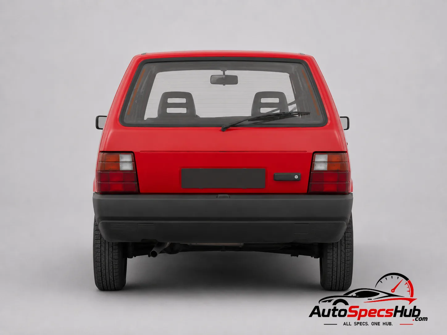 1990 Fiat Uno 1.0 rear view
