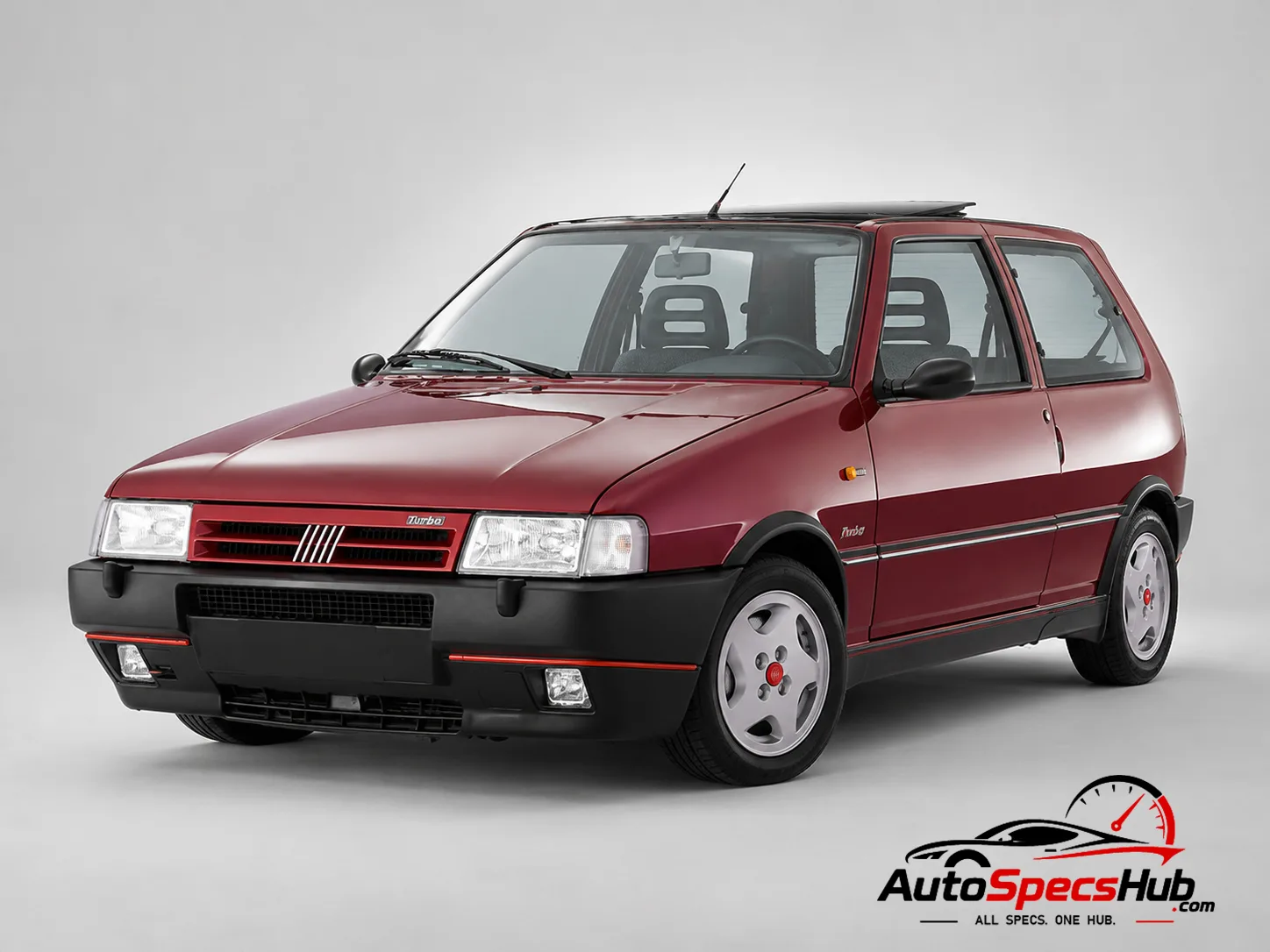 1990 Fiat Uno DS front three-quarter view