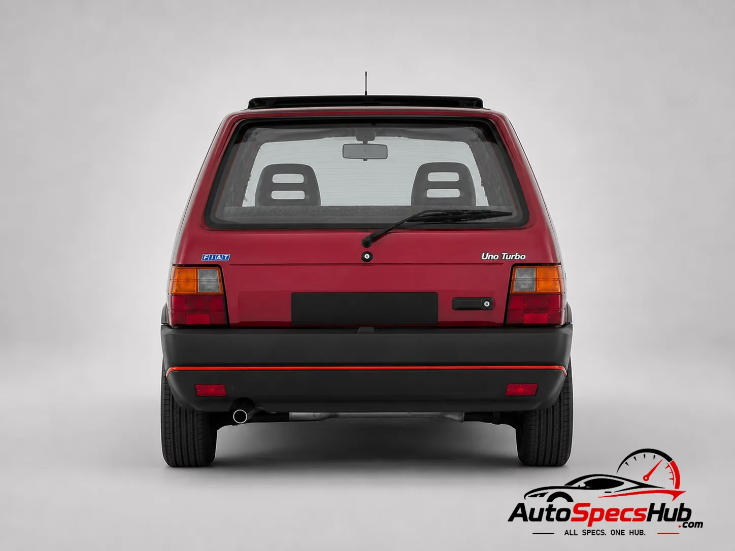 1990 Fiat Uno DS rear view